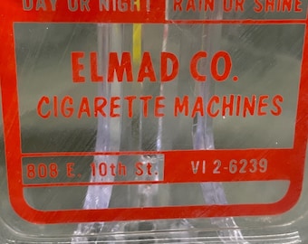 Vintage Elmad Co Cigarette Machines Ashtray