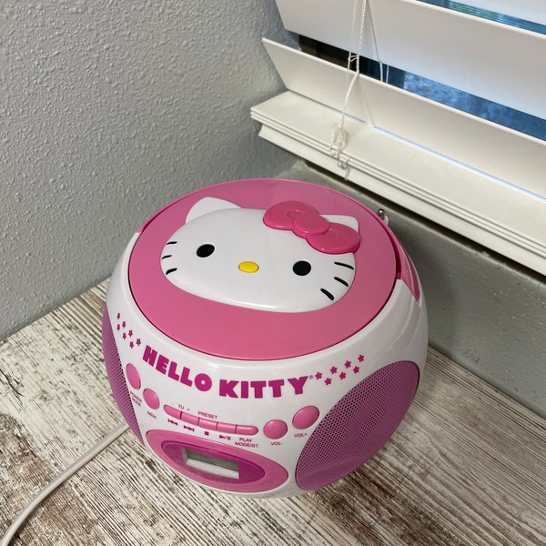 Reproductor de CD portátil de Hello Kitty.