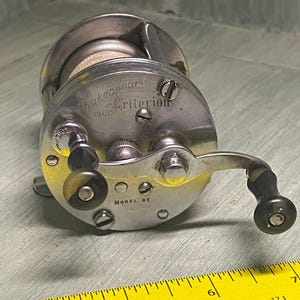 antique shakespeare fishing reel values Service 1944 Model EA Level Wind F*S Reticulum Shakespeare Fishing Reels - Etsy