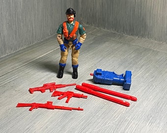 Vintage 1992 GI Joe Outback Battle Force Figure and Accessories