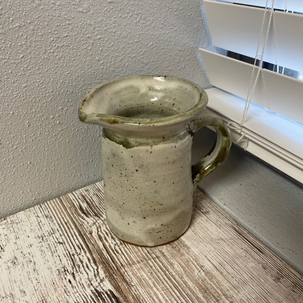 1970s Vintage pottery pitcher