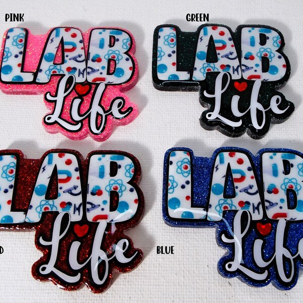 Glitter Lab Badge Etsy