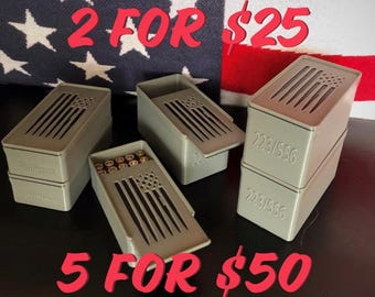 3d printed ammo box, 9mm, 22lr, 5.56, 223, 45 acp