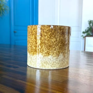 MAREI Keramik Tobacco and Cream West German Planter