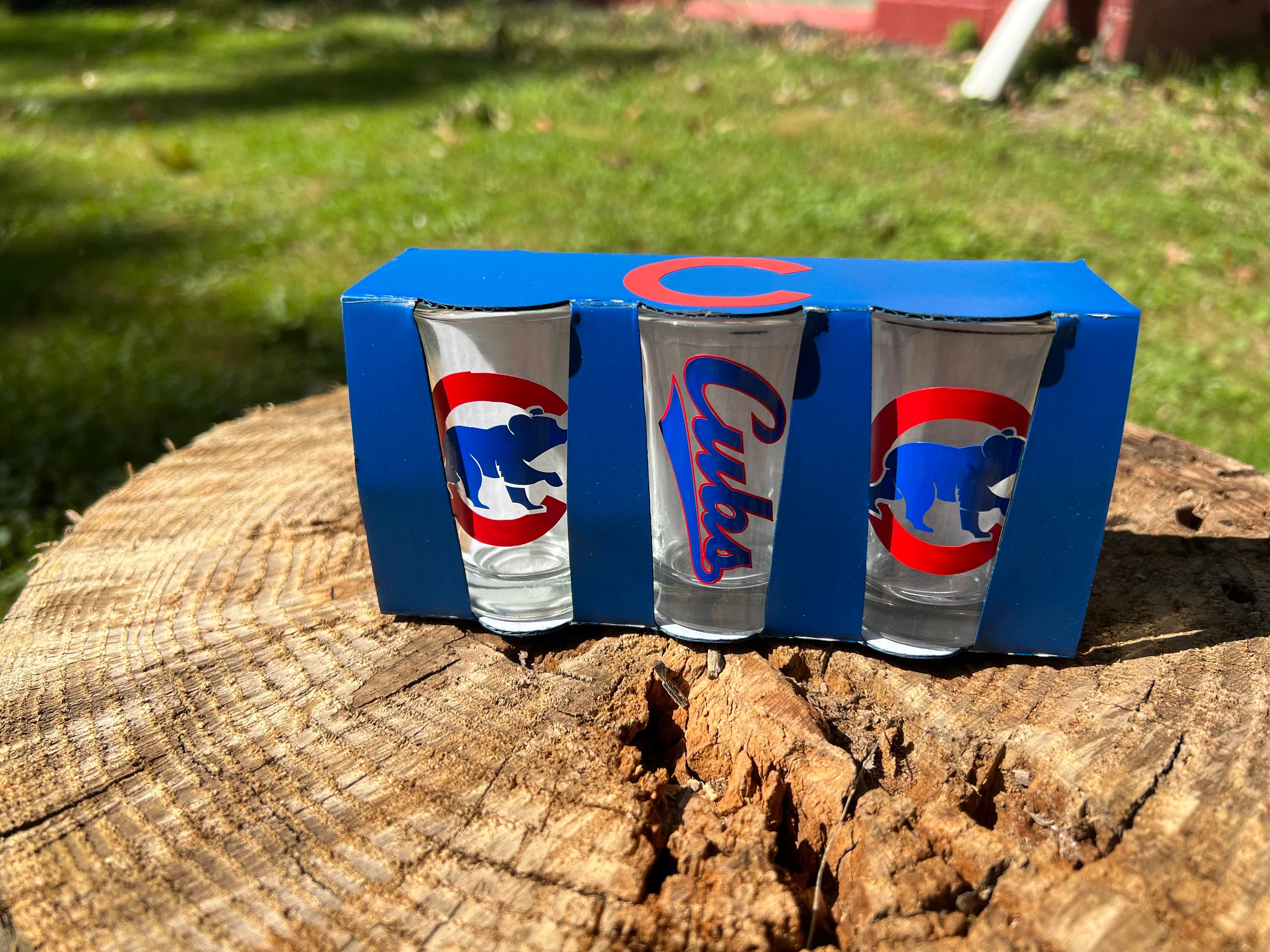 Cubs Glasses - Etsy