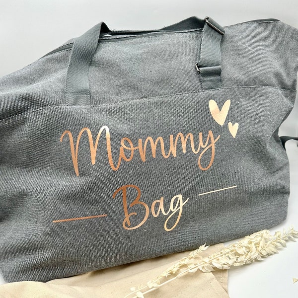 Mommy Bag/Kliniktasche/Reisetasche/Family Bag/Mom to be/Weekender/Canvas Tasche