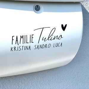 Personalized mailbox stickers