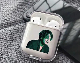 Jungkook AirPods Case For Apple AirPods Series Mother's Day Gift Jungkook Birthday Gift Customized Jungkook BTS AirPods Case Christmas Gift