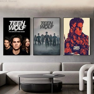 Teen Wolf Poster Wohnzimmer Dekoration Wandkunst Teen Wolf Geburtstagsgeschenk Teen Wolf Wandmalerei TV-Serie Poster Wohnkultur DIY Wanddeko