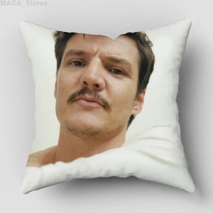 Pedro Pascal Funda de almohada Funda de almohada personalizada Pedro Pascal Cumpleaños Regalo Almohadas Regalo de Navidad Pedro Pascal Funda de almohada Regalo personalizado
