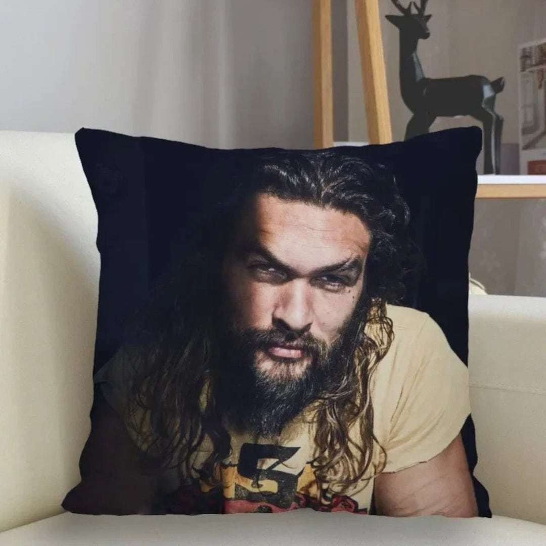 Jason Momoa Pillowcase Home Bedroom Decoration Custom Square Pillow