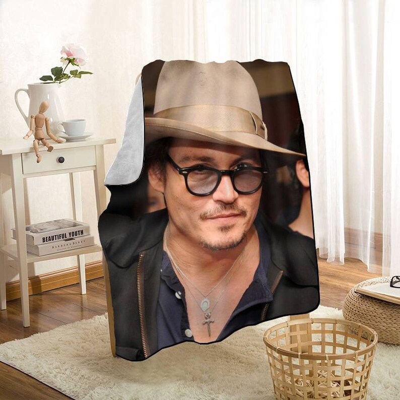 Johnny Depp Blankets bedroom Decoration Living Room Sofa Etsy