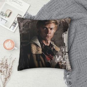 Thomas brodie sangster fronha presente de aniversário newt labirinto corredor capa de almofada presente de natal thomas sangster foto diy presente de natal decoração