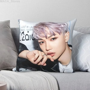Felix Stray Kids Fronha Decoração de Casa Travesseiro de Cama DIY Personalizado Travesseiro Personalizado Fronha de Corpo Fronha Abraço Travesseiro de Natal