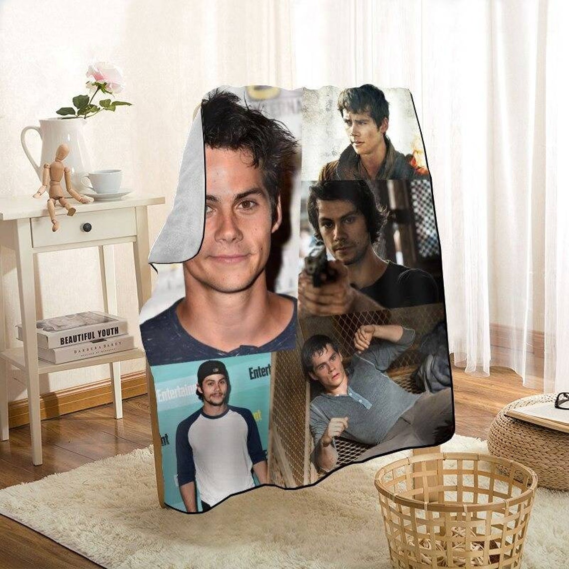 The Maze Runner Blankets Dylan O'brien Soft Printed Etsy
