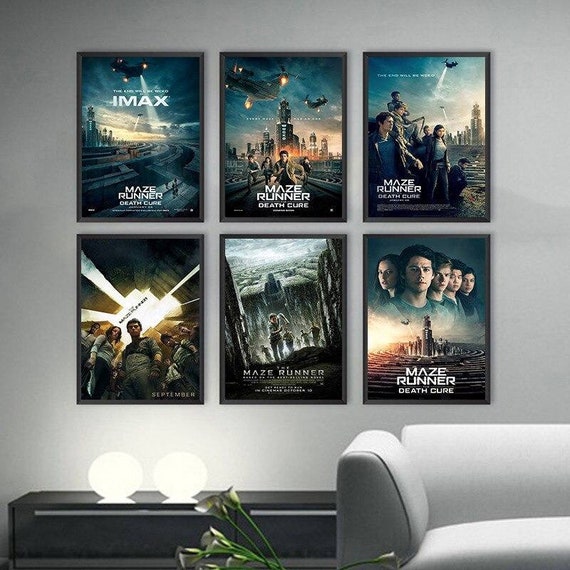 The Maze Runner Movie Poster Dylan O'brien Wall Art 