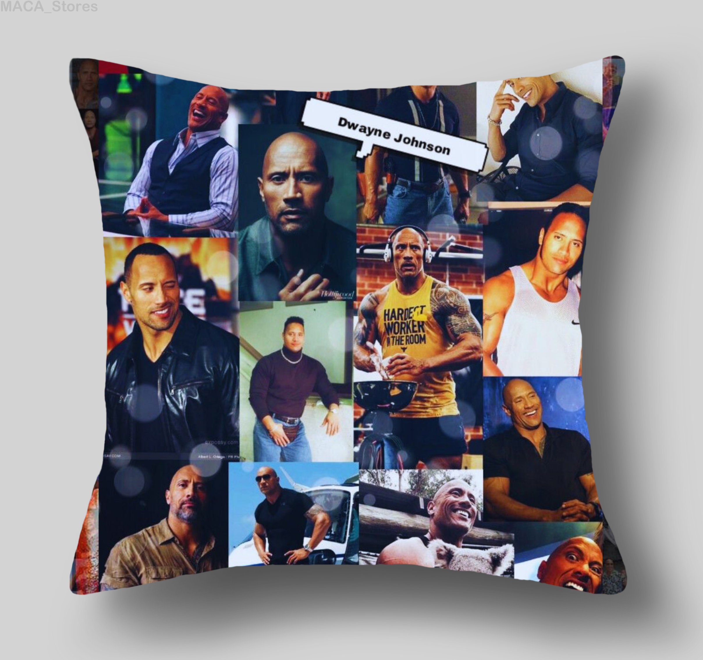 Dwayne Johnson Pillow Etsy UK