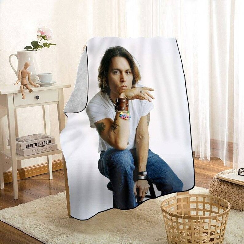 Johnny Depp Blankets bedroom Decoration Living Room Sofa Etsy