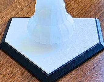 Beer Bat Stand – Beer Bat Home Plate Display, Beer Bat Holder | 3D Printed