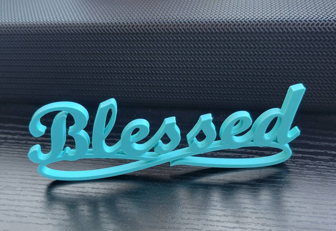 blessed-freestanding-small-sign-3d-sign-home-decor-etsy