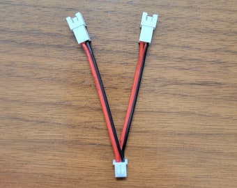 3D Printer Dual Fan Upgrade Cable | Y Splitter JST-XH 2.54 2 Pin Male to Female | Custom Length and Wire Configuration Available