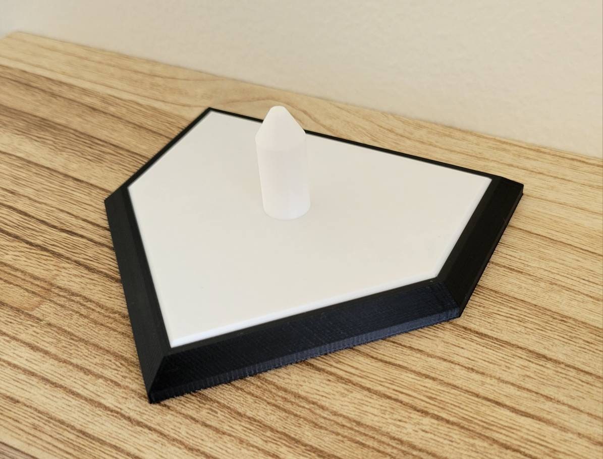 Beer Bat Home Plate Stand Beer Bat Display Beer Bat Holder Beer Bat