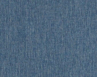 Tessuto di cotone denim Chambray blu - venduto tagliato su misura