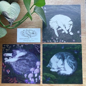 stampe artistiche di gatti della foresta