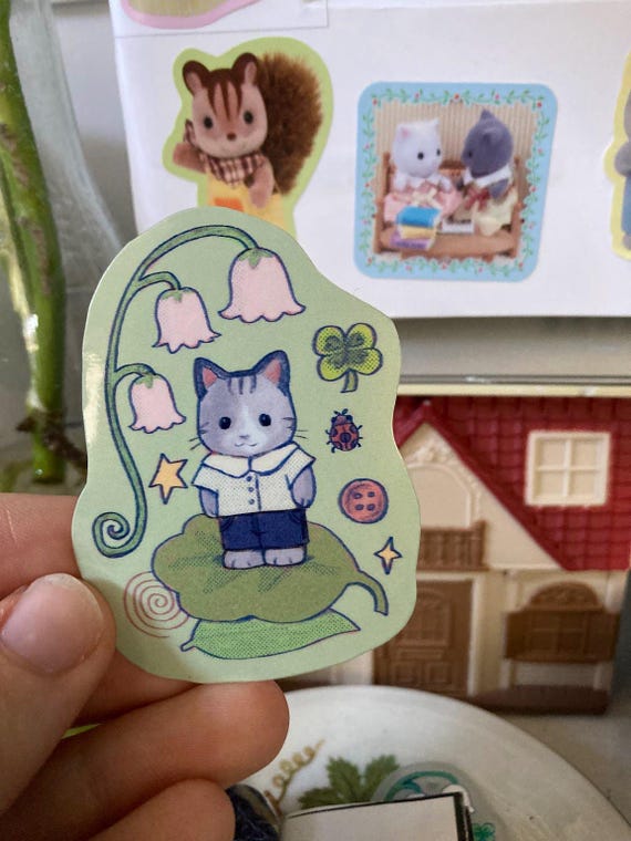 Sticker vinyle d&#39;inspiration sylvestre !