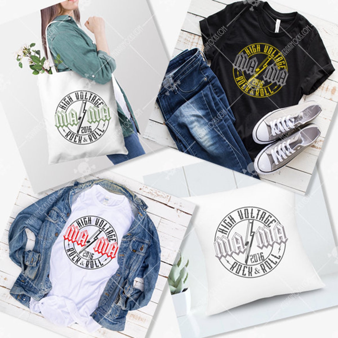 MAMA ACDC Logo Inspired Design || Cut File ||interchangeable Year ...