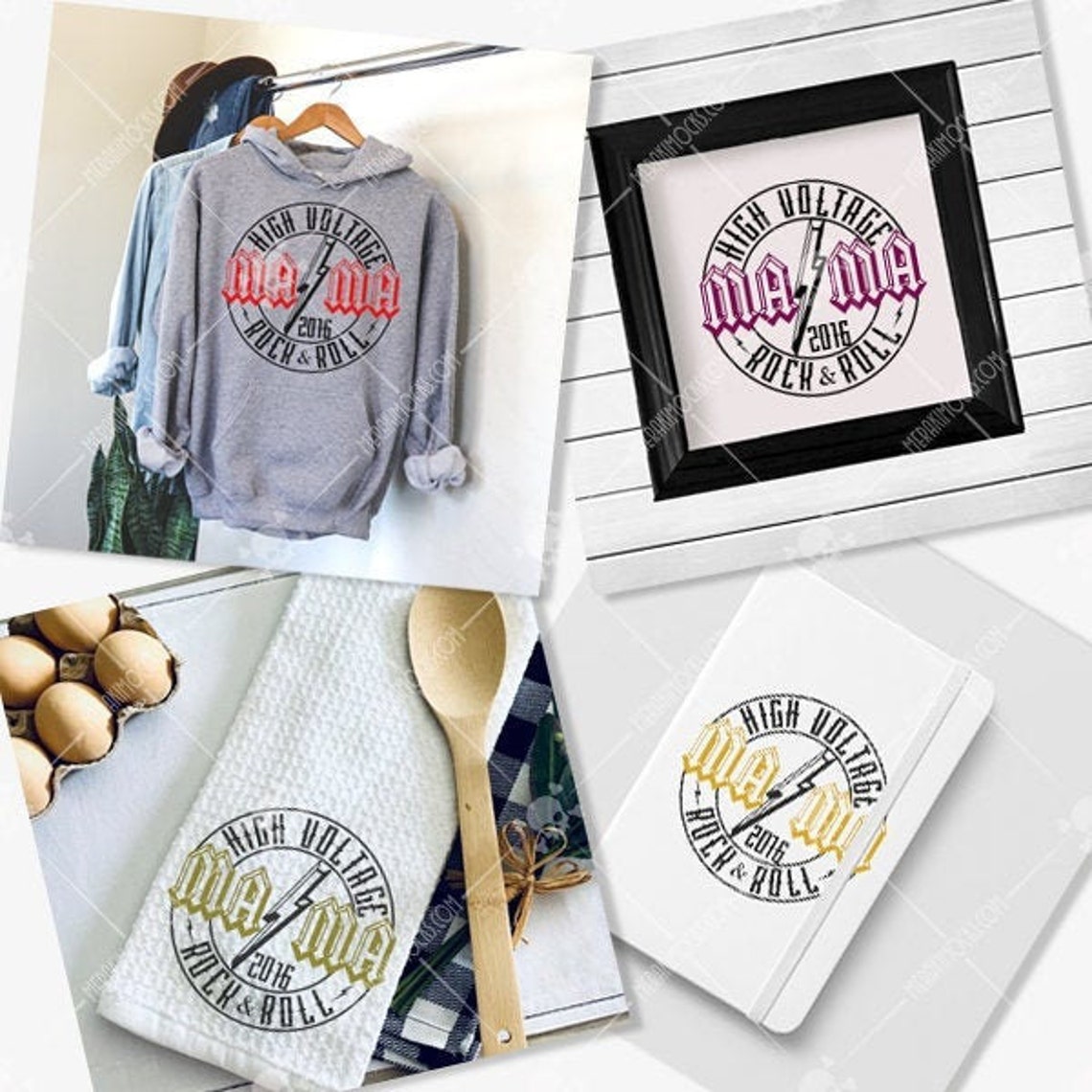 MAMA ACDC Logo Inspired Design || Cut File ||interchangeable Year ...