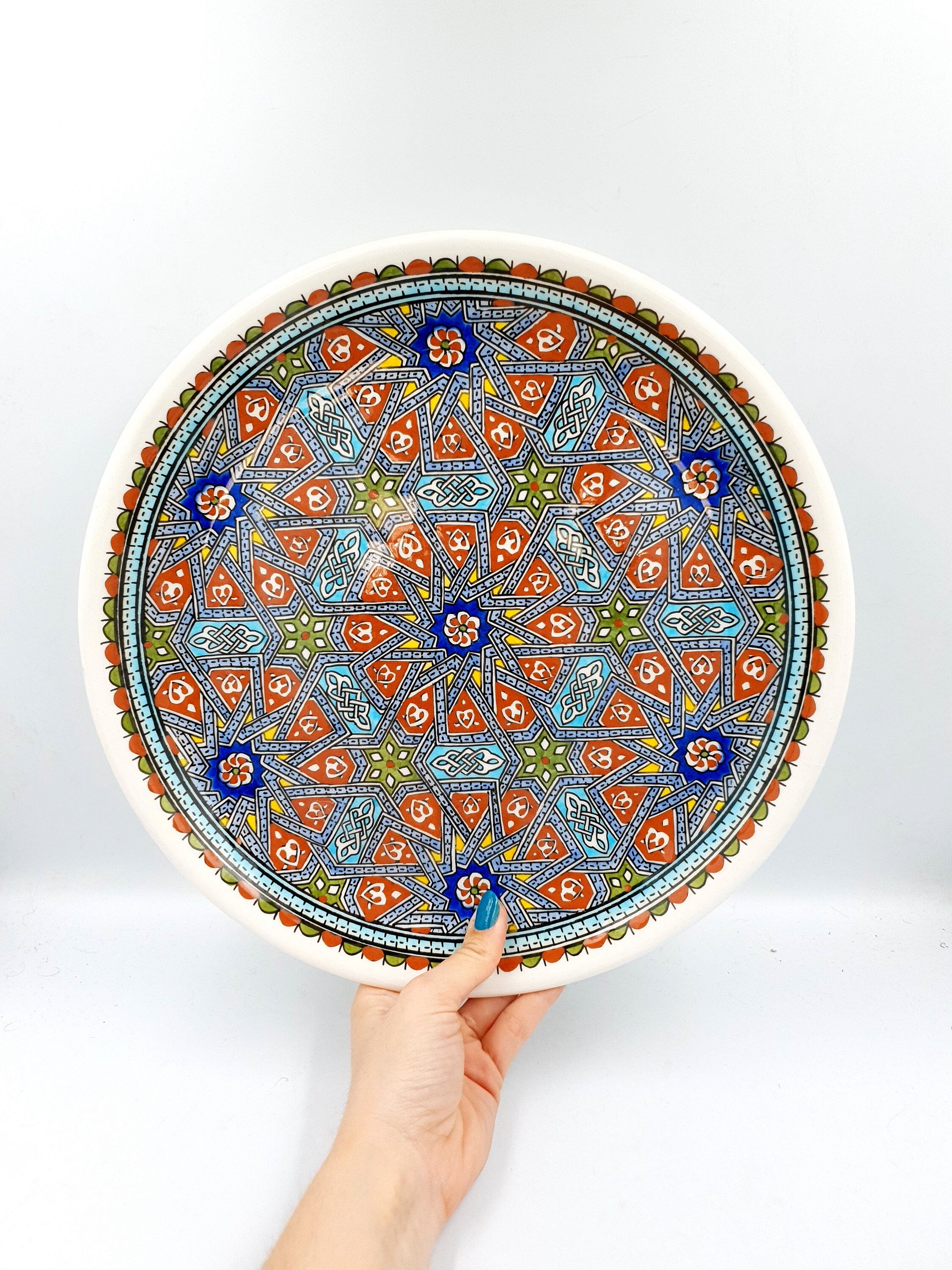 Decorative Ceramic Wall Hanging Plate 12.8'' Ceramic Etsy UK