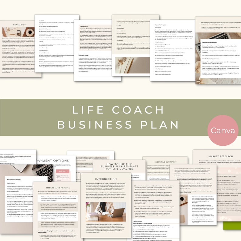 Ultimate Life Coach Business Plan Template: Your Blueprint to Success ...