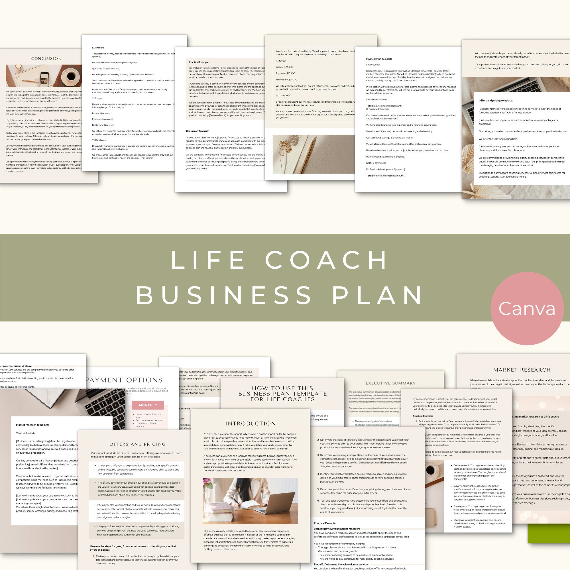 Ultimate Life Coach Business Plan Template: Your Blueprint to Success ...
