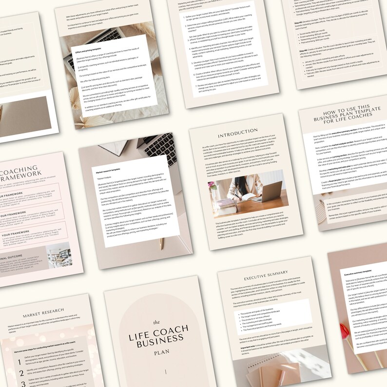 Ultimate Life Coach Business Plan Template: Your Blueprint to Success ...