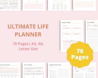 Ultimate Life Planner | 2024 Planner | Goals Planner| Live Your Best Planner |