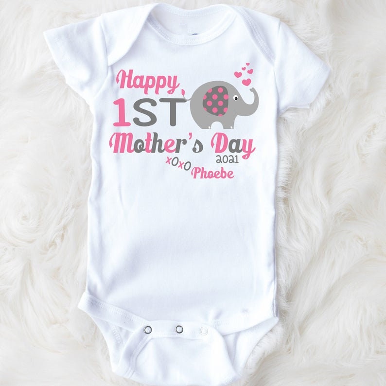 1st Mothers Day Shirt 1st Mothers Day Shirts Baby My 1st Etsy