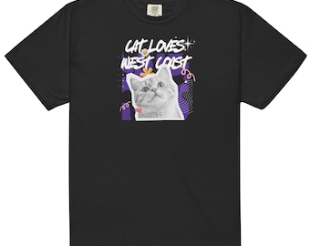 Cat Loves West Coast Swing Tee