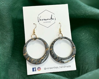 Bengali Collection: Large Hoops with Gold Hooks