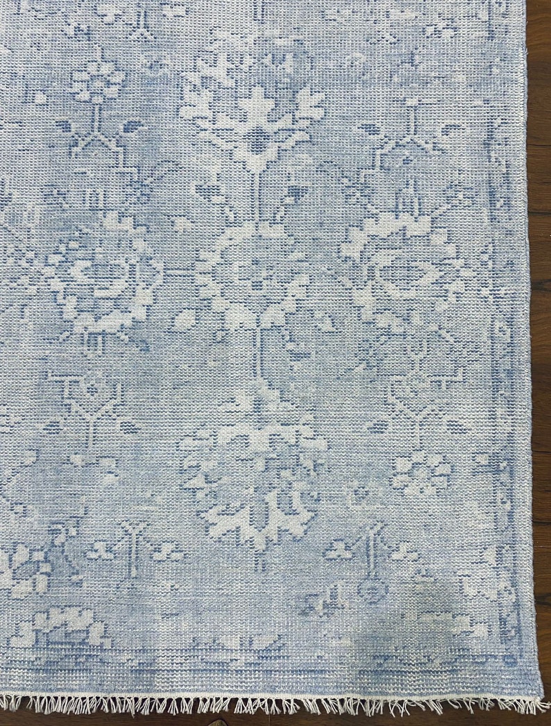 Hand Knotted Rug Oushak Rug Hillsborough Rug 5x8 6x9 8x10 9x12 Etsy