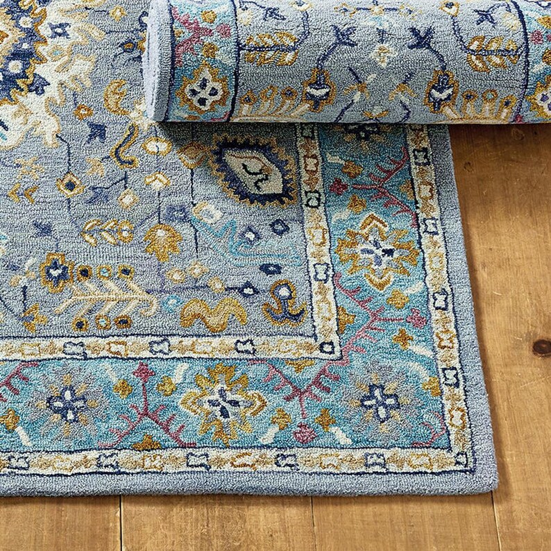 Ballard design Hand tufted Malvern Hand Hooked woolen carpet Etsy