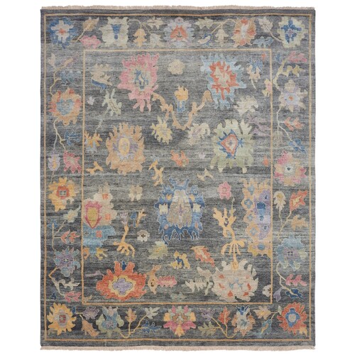 Hand Knotted Rug Oushak Rug 5x8 8x10 9x12 12x15 BEATRIX Etsy