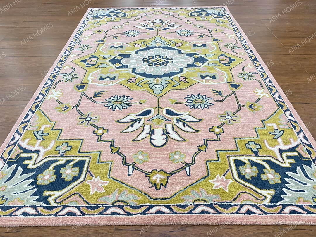 Carol Rug Hand Tuffted Rug Modern Rug Wool Area Rug 5x8 6x9 8x10 9x12