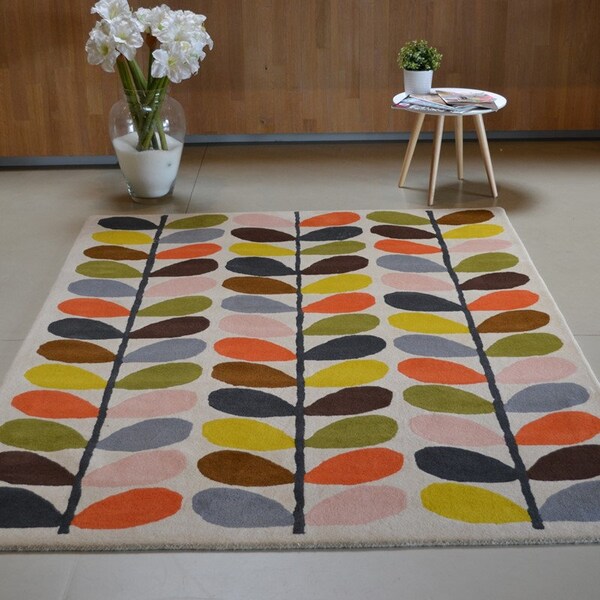 Mid Century Modern Rugs Etsy