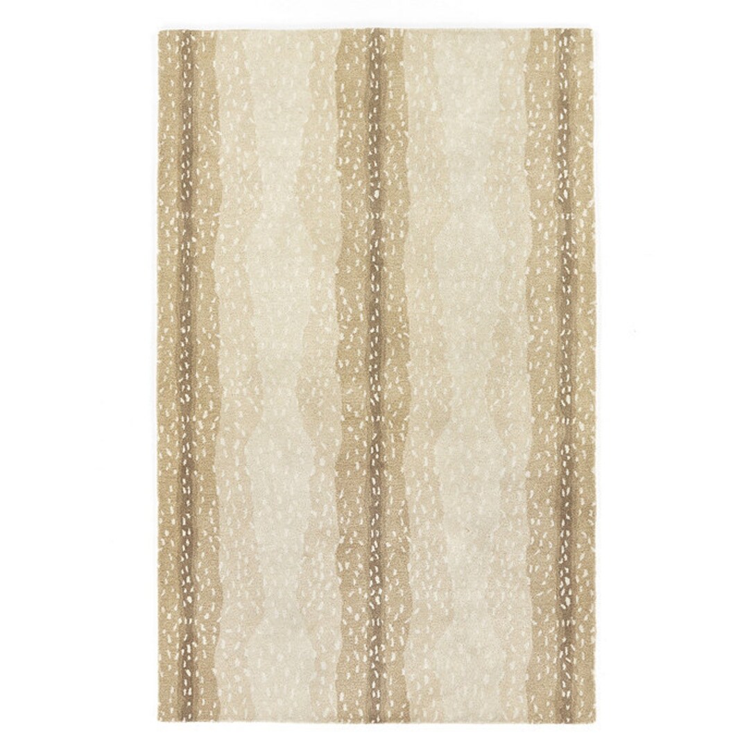 Wool Rug Antelope Beige Wool Area Rug Animal Design Woolen Area Rugs 3X5 4X6 5X8 8X10 9X12 10X14