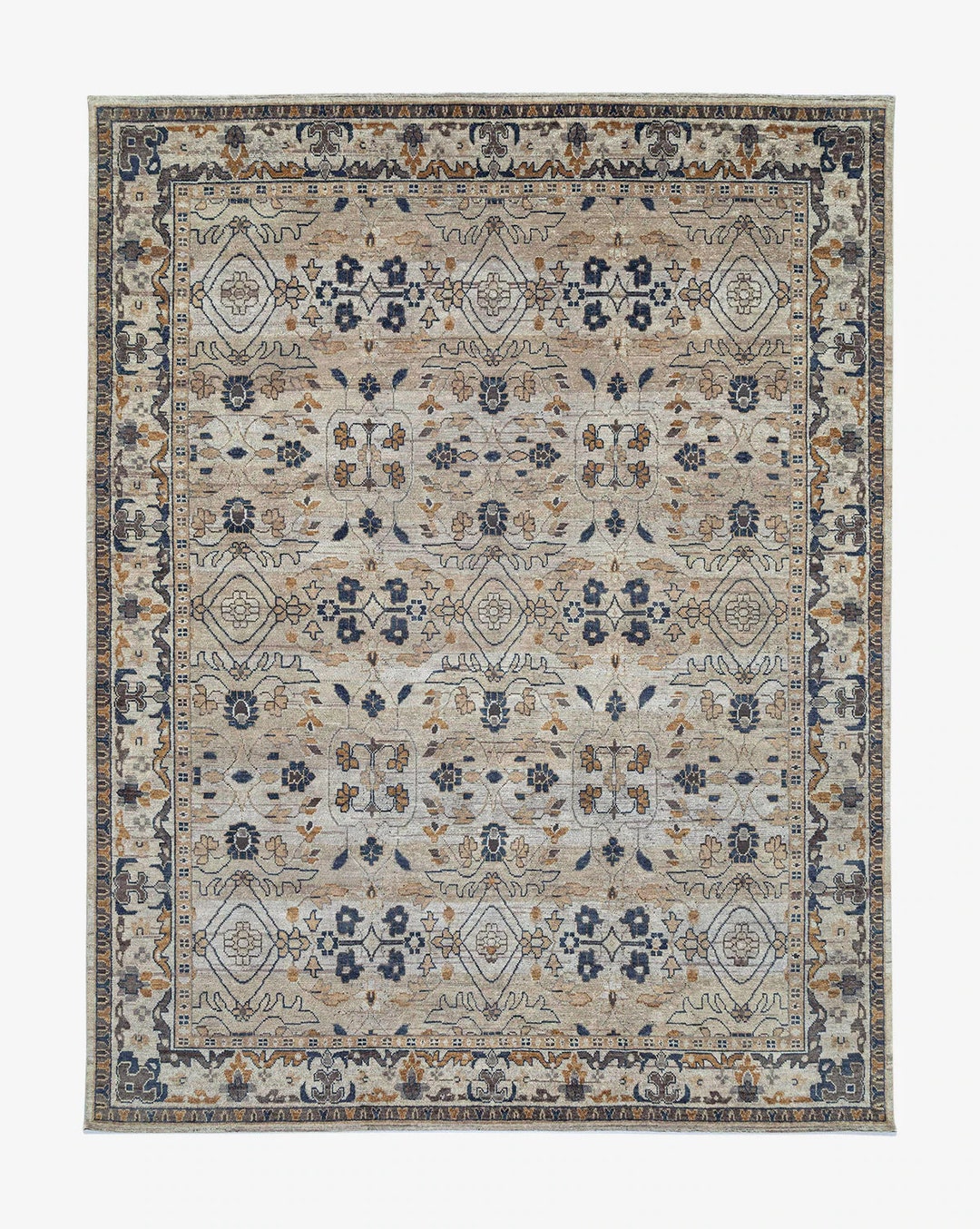 Living room rug traditional Oushak rug Kasuri rug HandKnotted Etsy.de