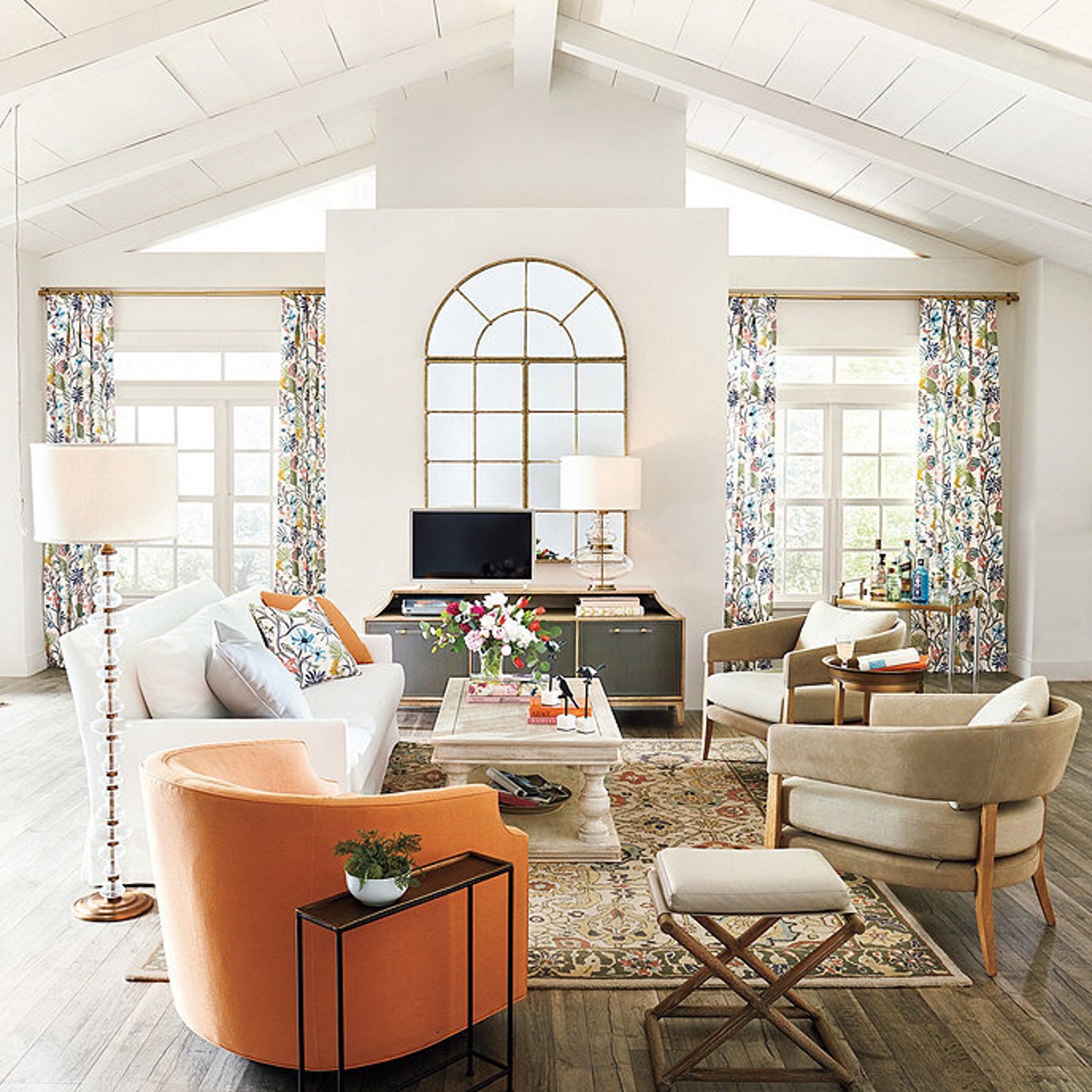 Ballard Design Carli Hand Tufted Modern Woolen Carpet Rug 5X8 Etsy