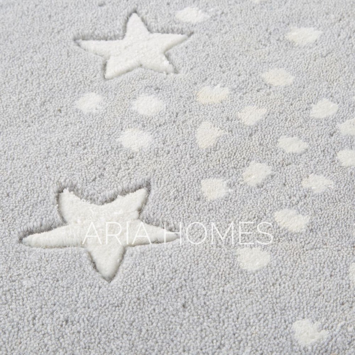 100 Authentic Tufted Star Rug Grey Kids Rug Children Nursery Etsy