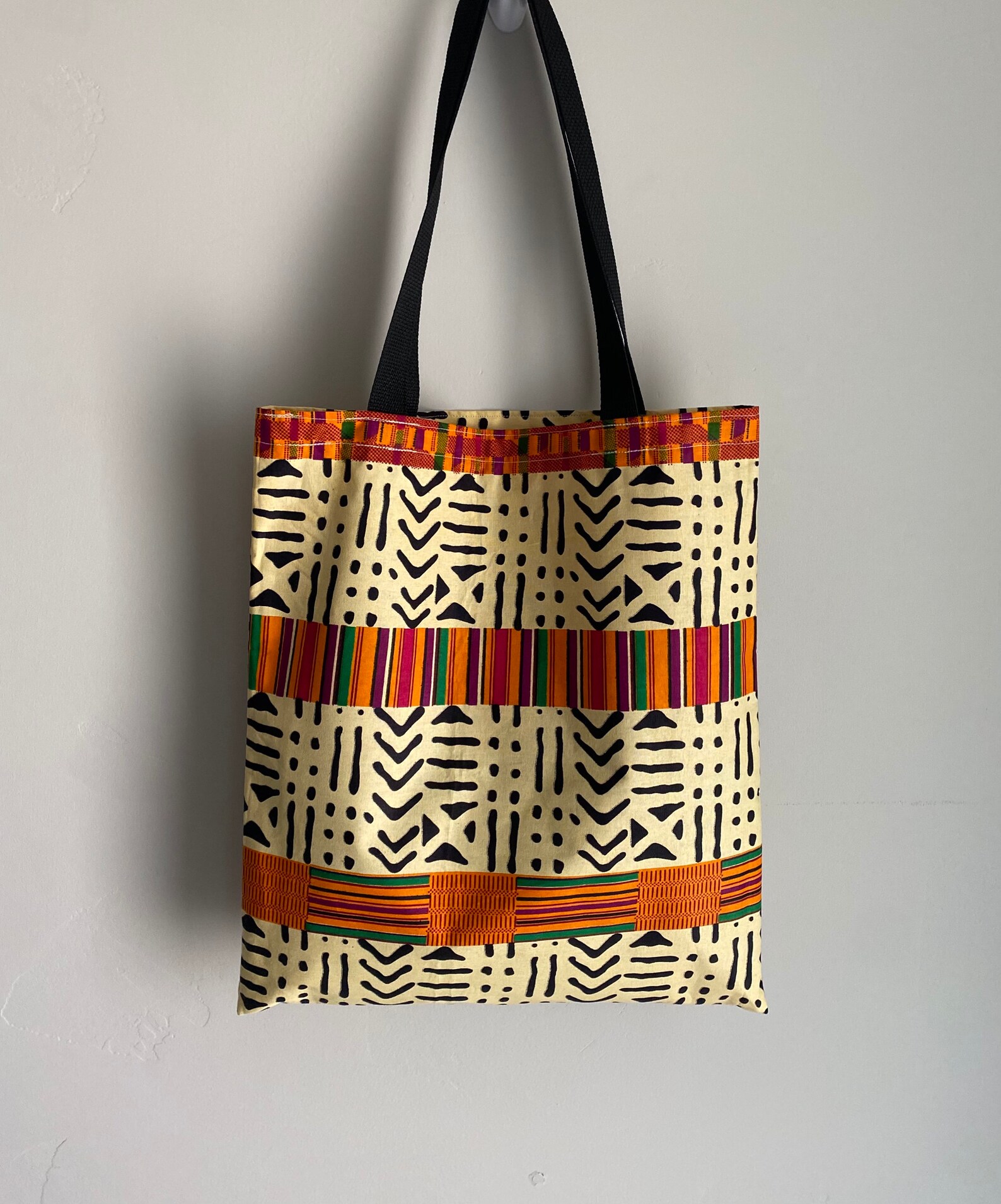 4 African print ankara tote bags | Etsy