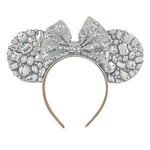 VORBESTELLUNG Glas Pantoffel Kristall Rhinestone Medley Maus Ohren